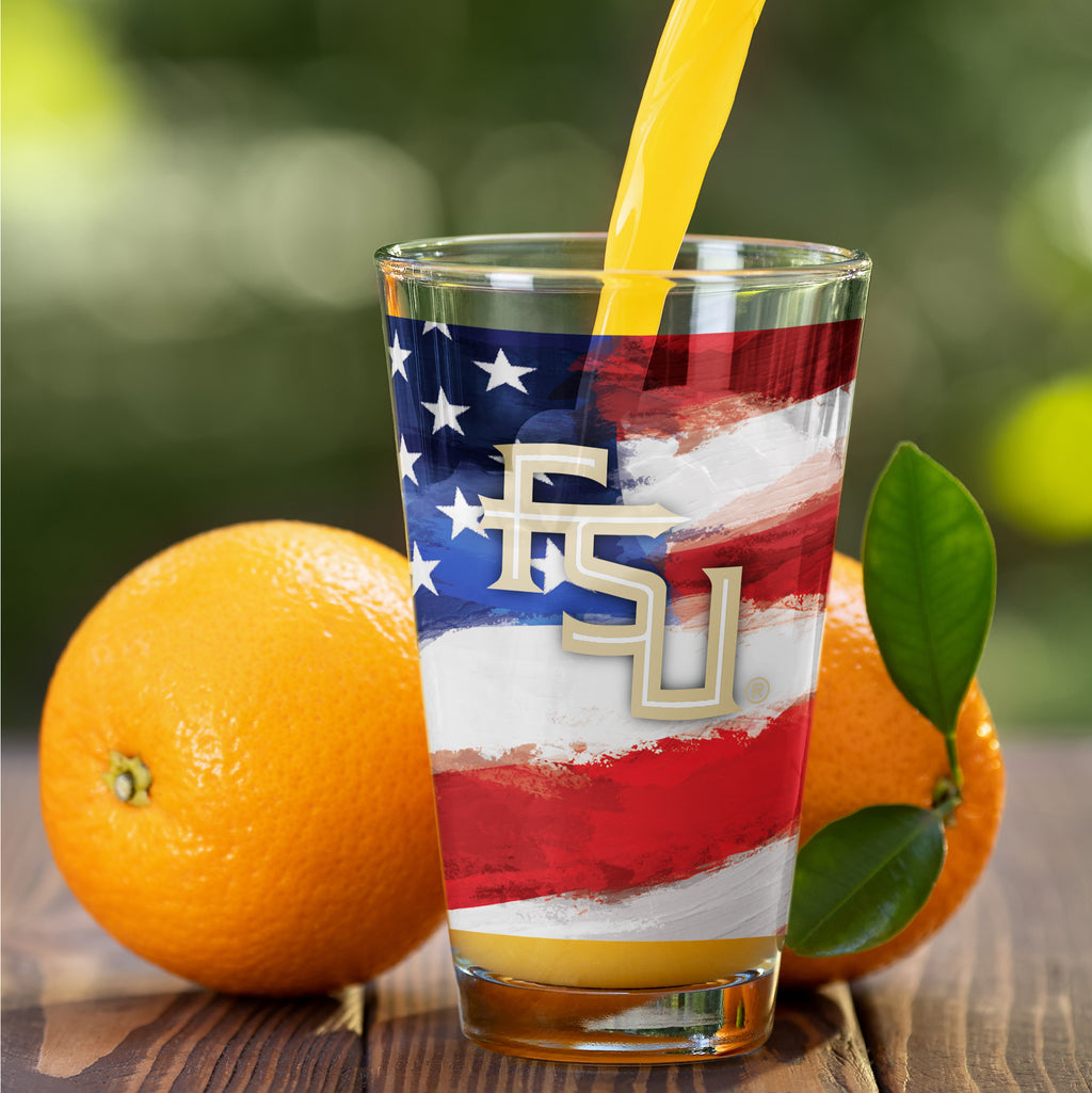 Set of 2 Florida State Seminoles 16oz Americana Pints