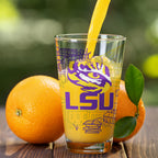 Set of 2 LSU Tigers Campus Line Art 16oz Pints