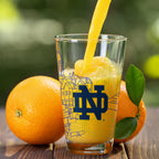 Set of 2 Notre Dame Fighting Irish Campus Line Art 16oz Pints