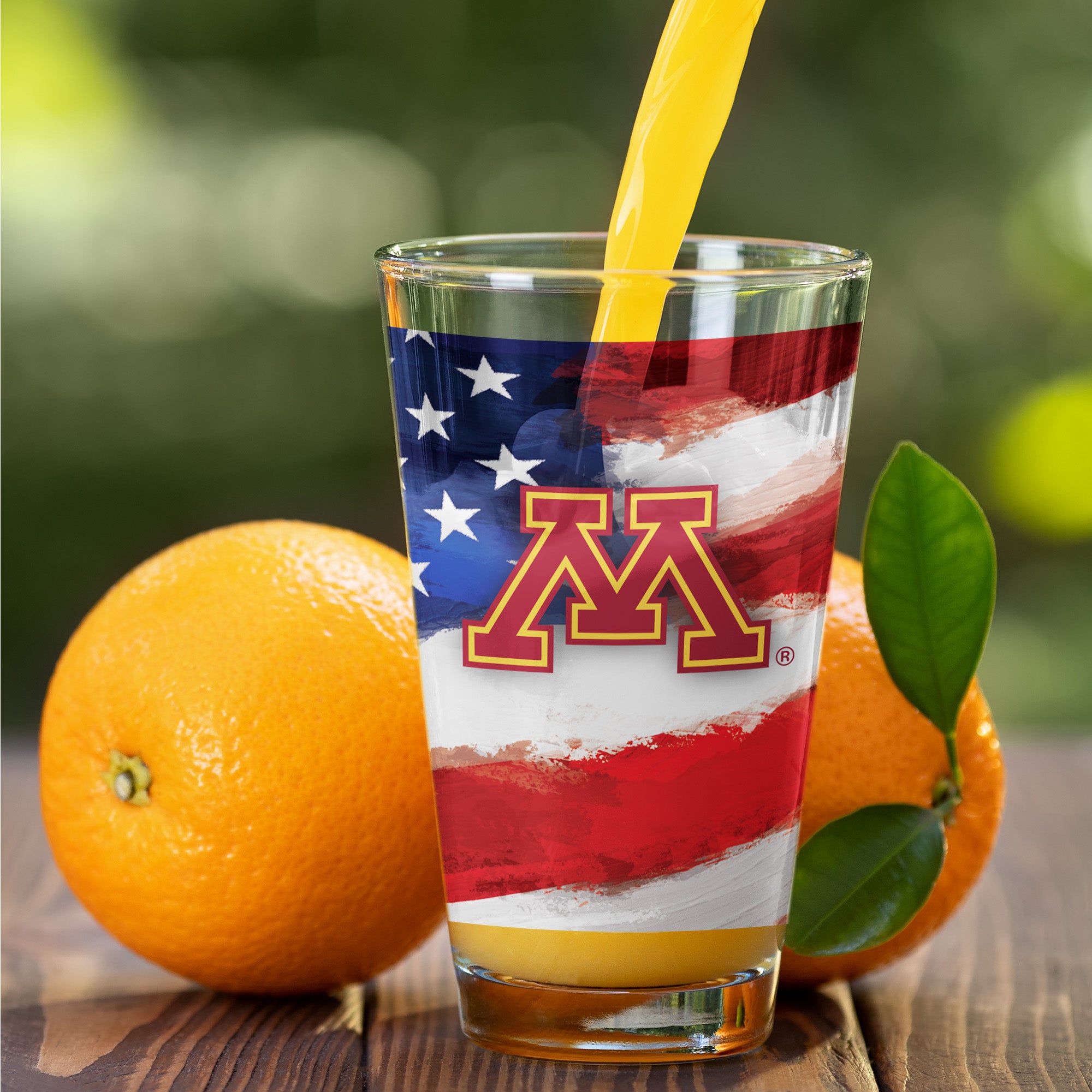 Set of 2 Minnesota Golden Gophers 16oz Americana Pints