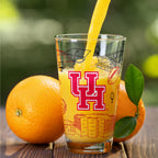 Set of 2 Houston Cougars Campus Line Art 16oz Pints