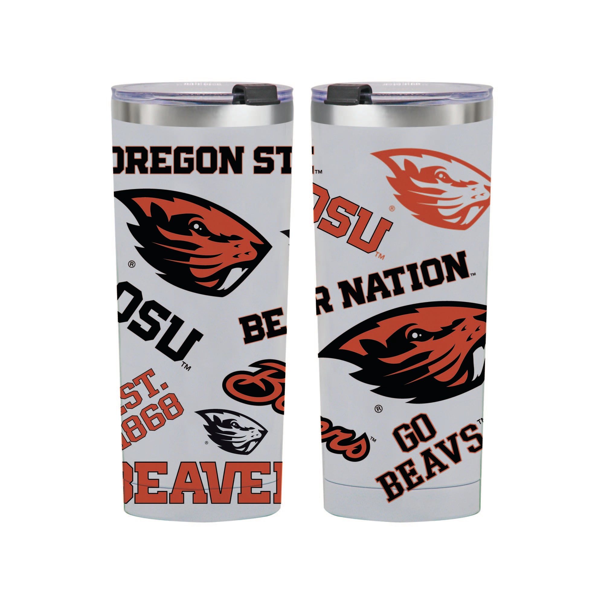 24oz Oregon State Beavers Medley Stainless Steel Tumbler