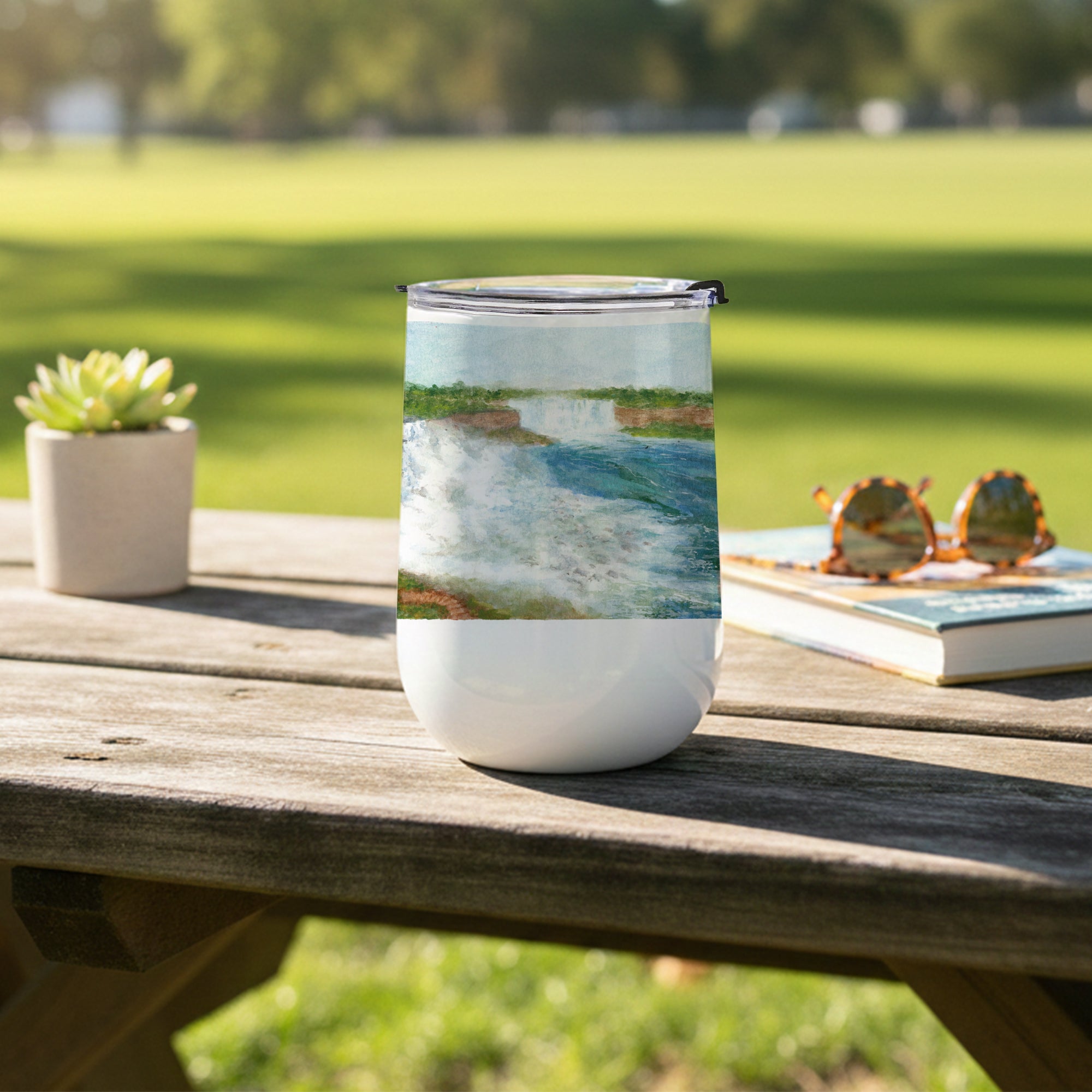 18oz Niagara Falls National Park Laura Wilcox Stainless Tumbler