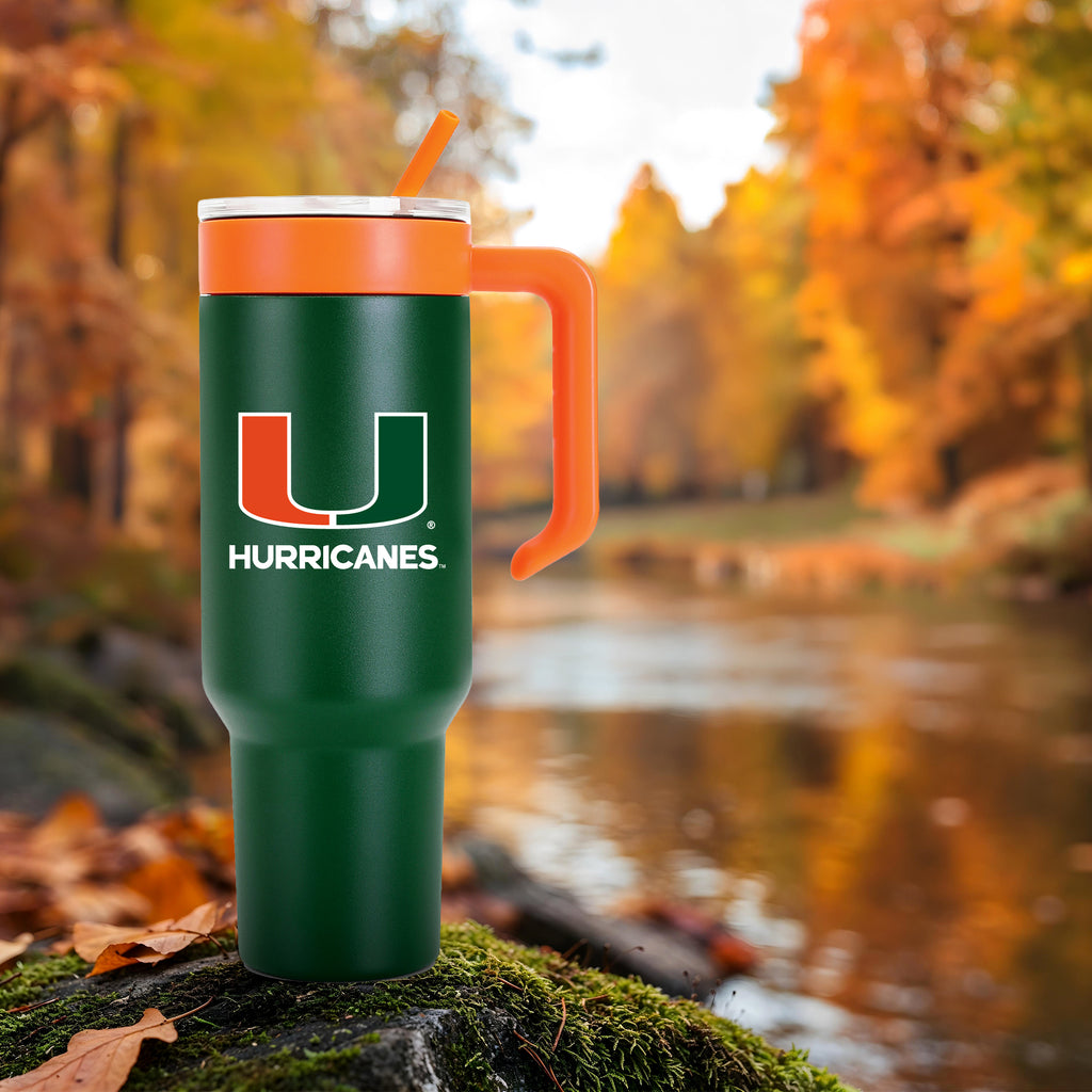 48oz Miami Hurricanes Combo Tumbler