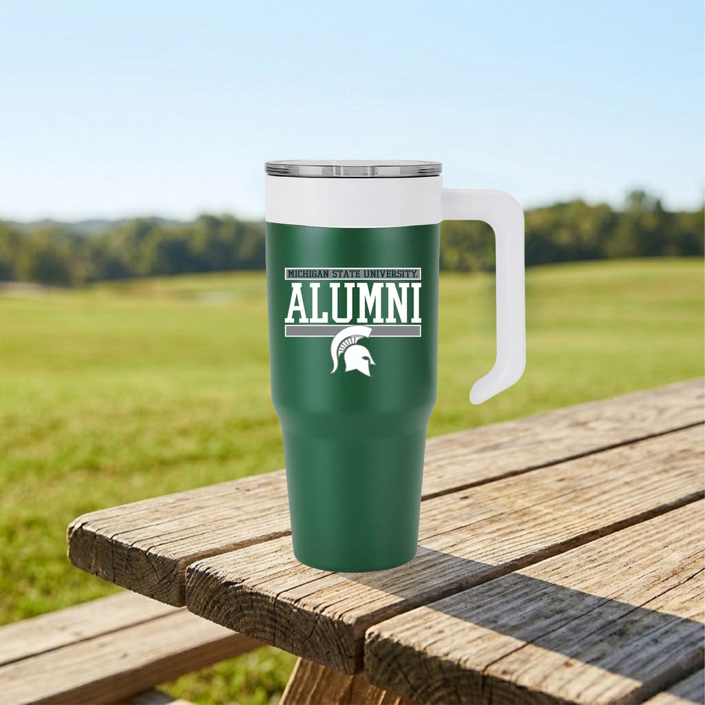 36oz Michigan State Spartans Alumni Combo Tumbler