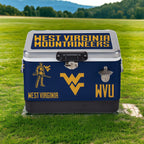 26qt West Virginia Mountaineers Medley Steel Cooler