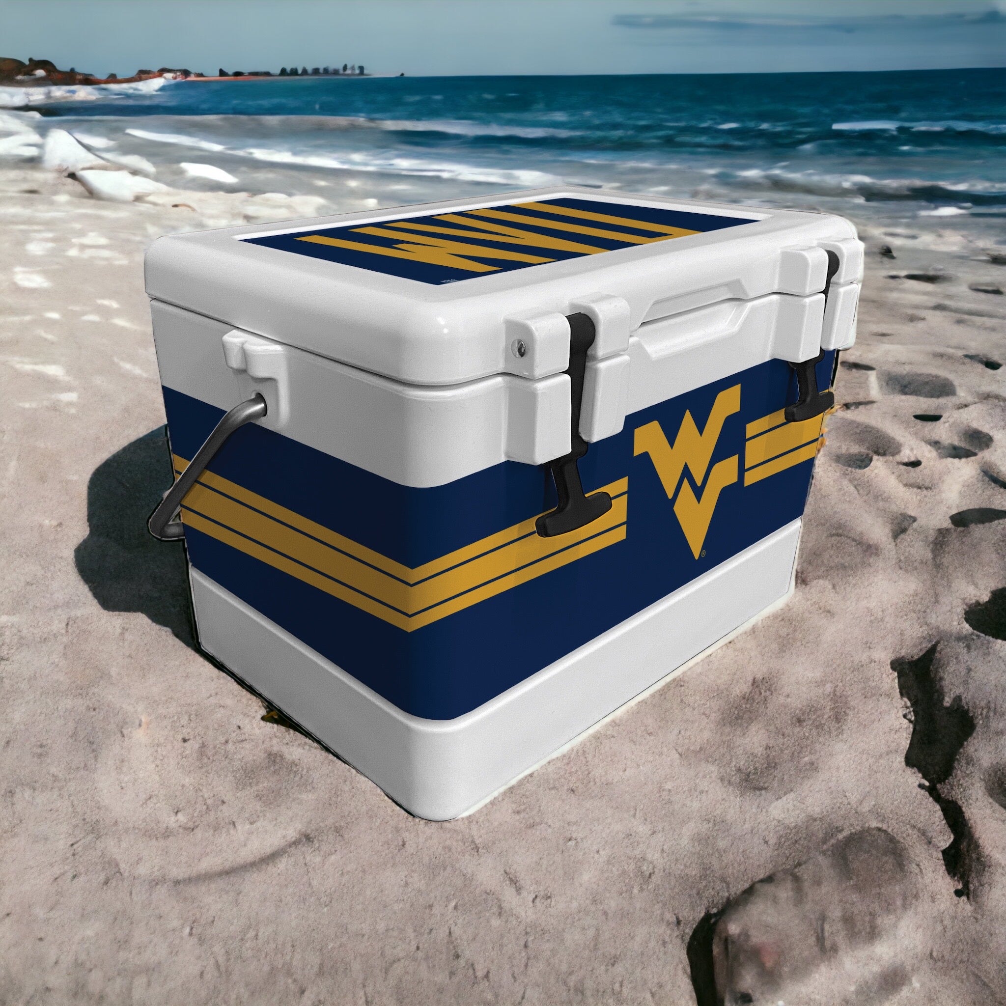 26qt West Virginia Mountaineers Rotomolded Classic Cooler