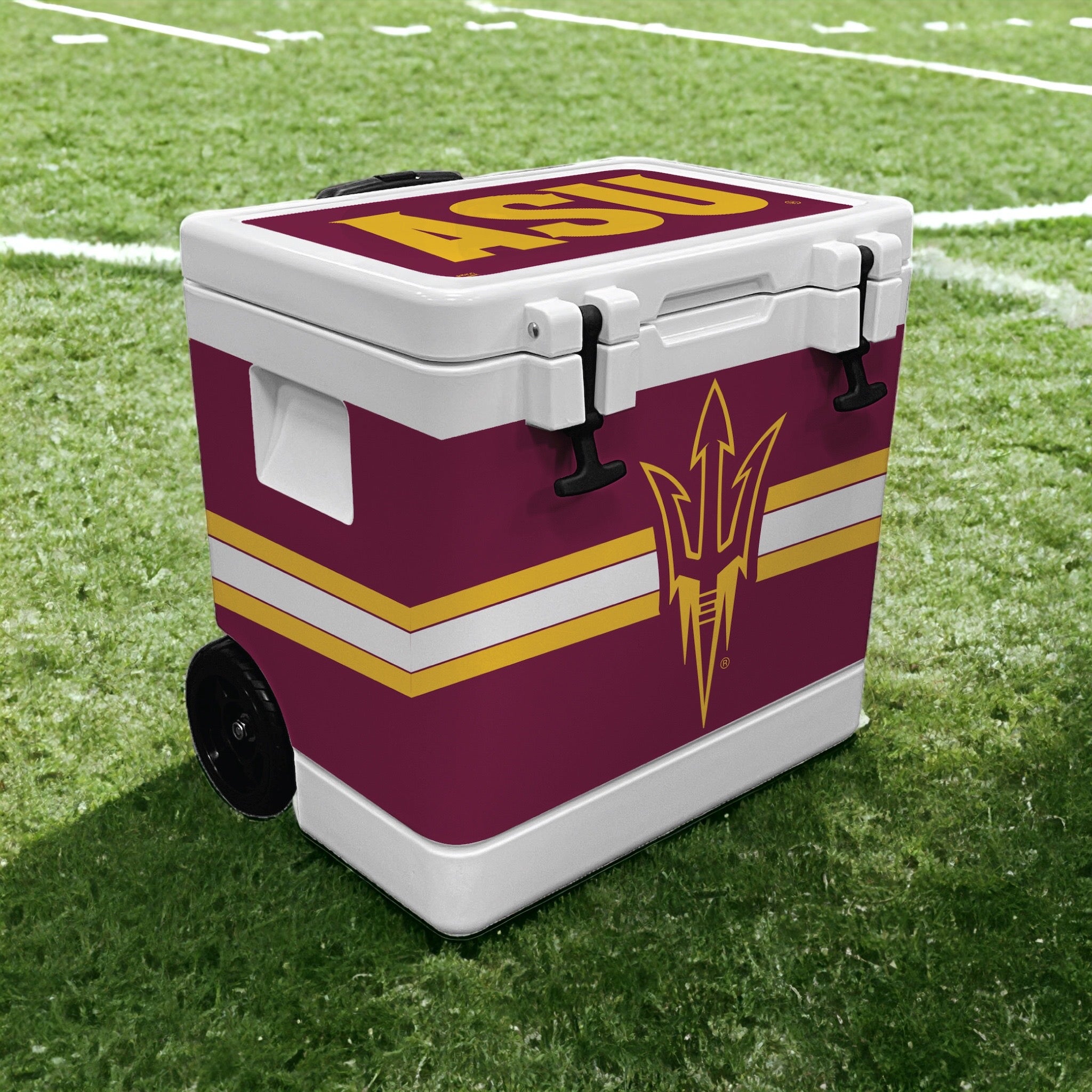 37qt Arizona State Sun Devils Rotomolded Wheeled Cooler
