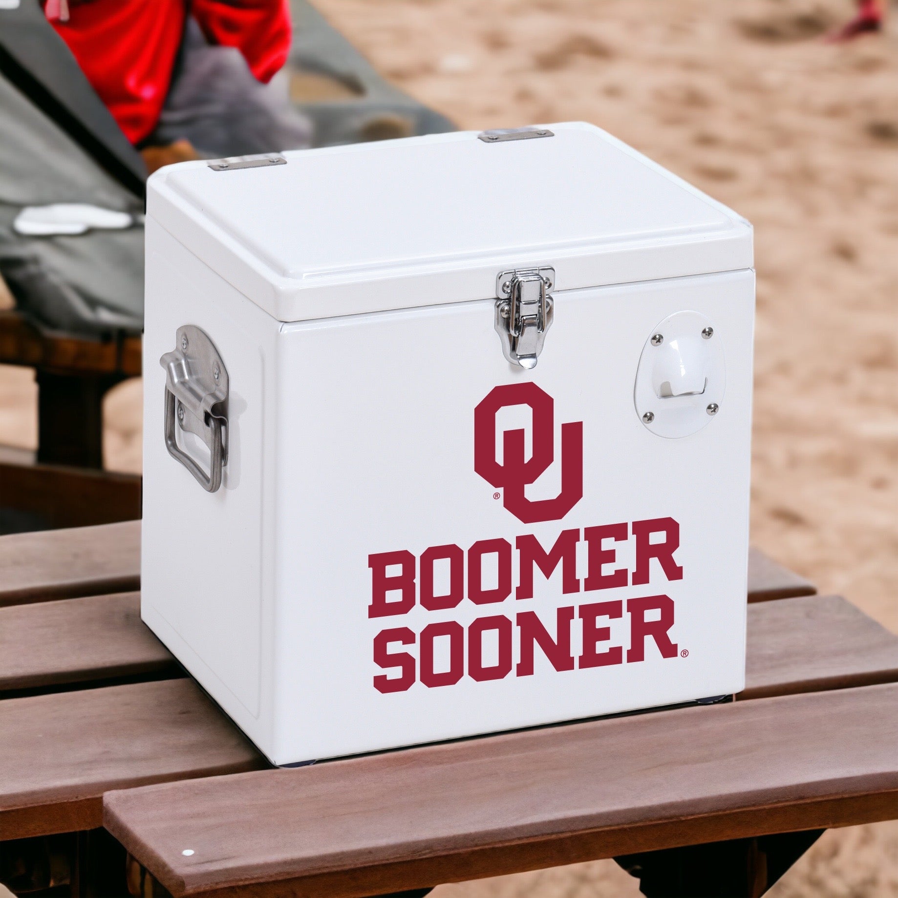 16qt Oklahoma Sooners Party Cooler
