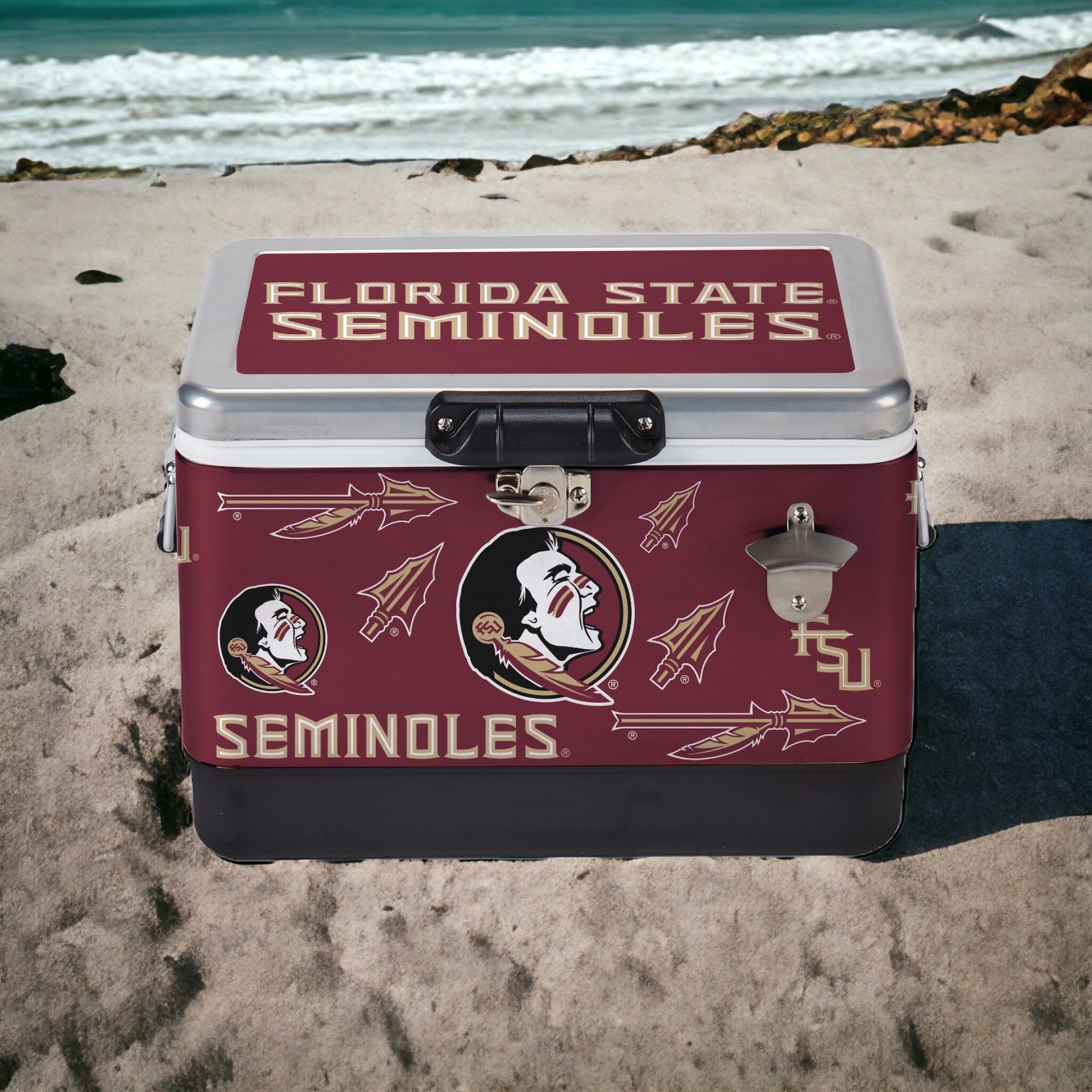 26qt Florida State Seminoles Medley Metal Cooler