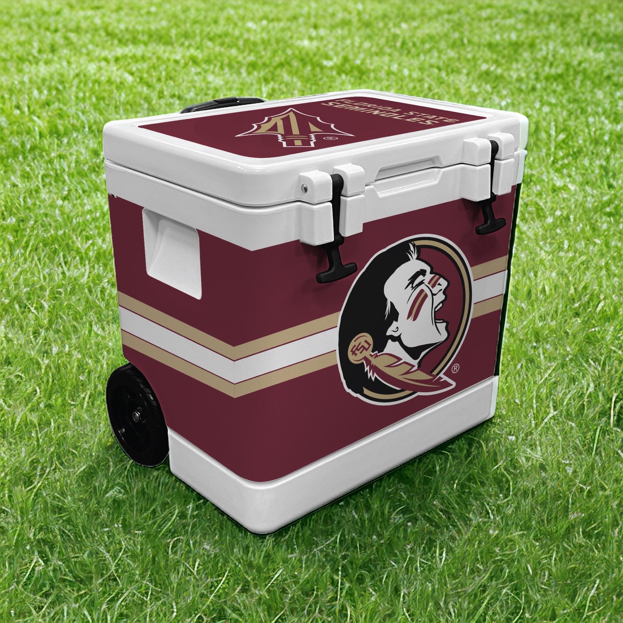 37qt Florida State Seminoles Rotomolded Wheeled Cooler