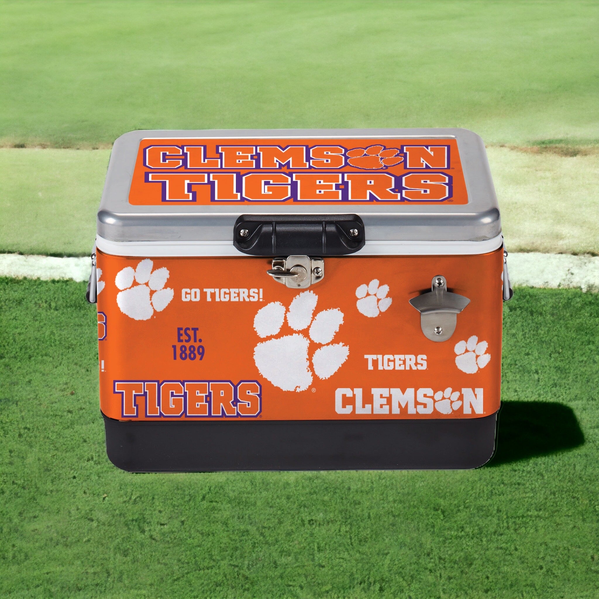 26qt Clemson Tigers Medley Metal Cooler