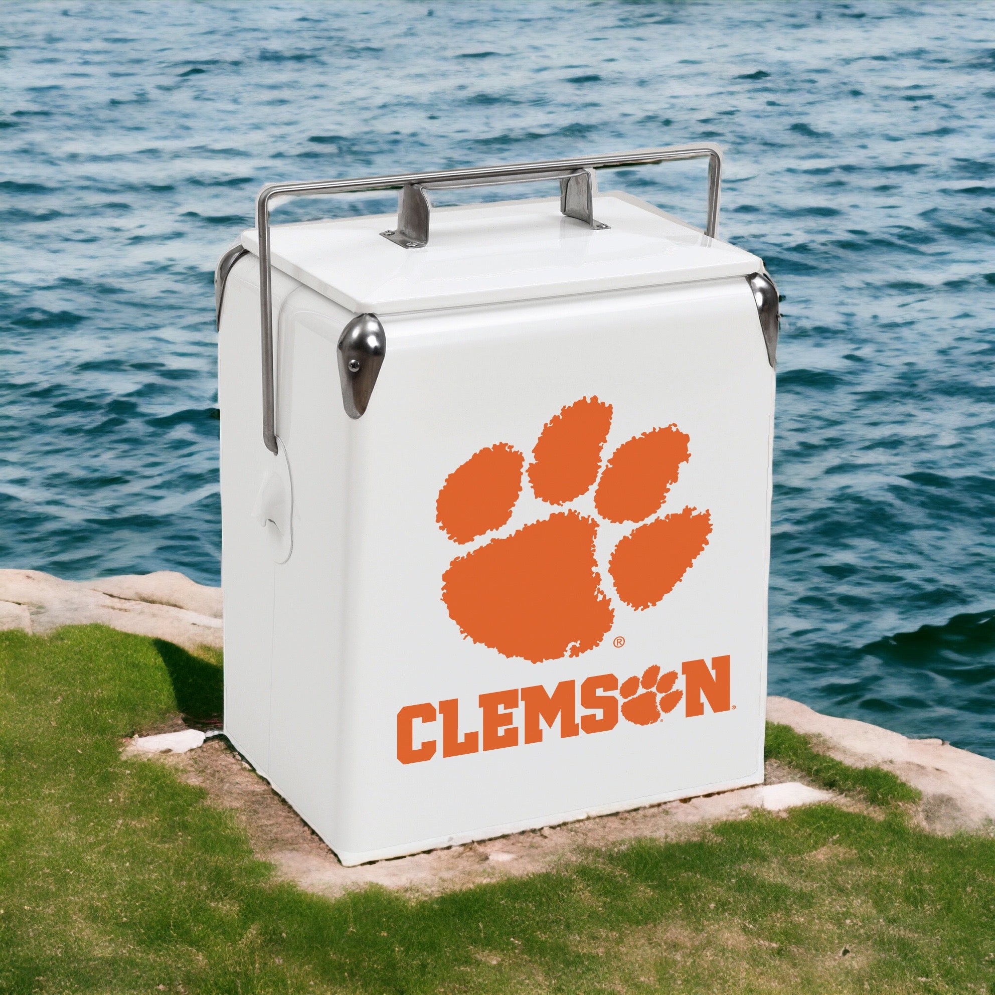 18qt Clemson Tigers Vintage Party Cooler Party Cooler
