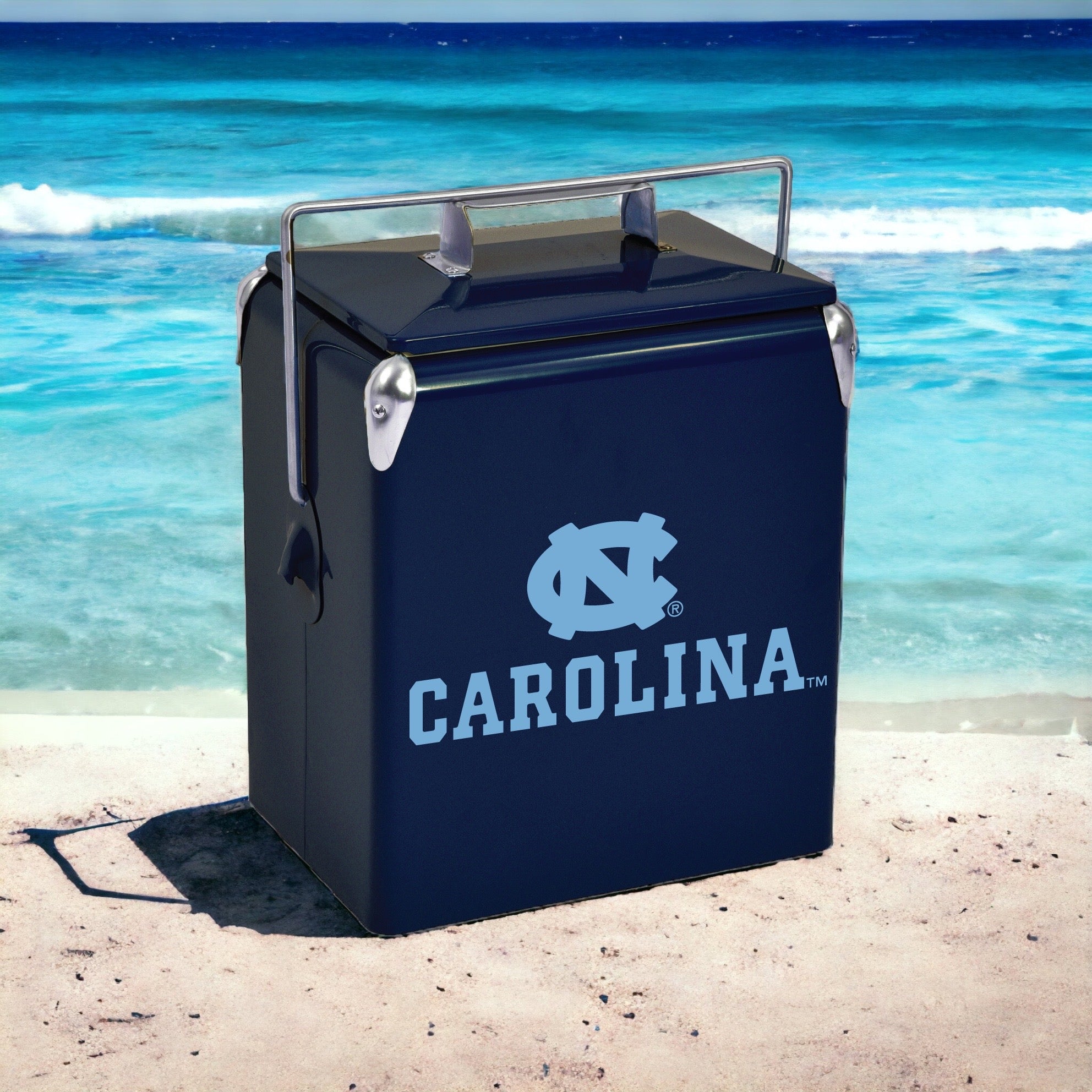 18qt North Carolina Tar Heels Vintage Party Cooler Party Cooler