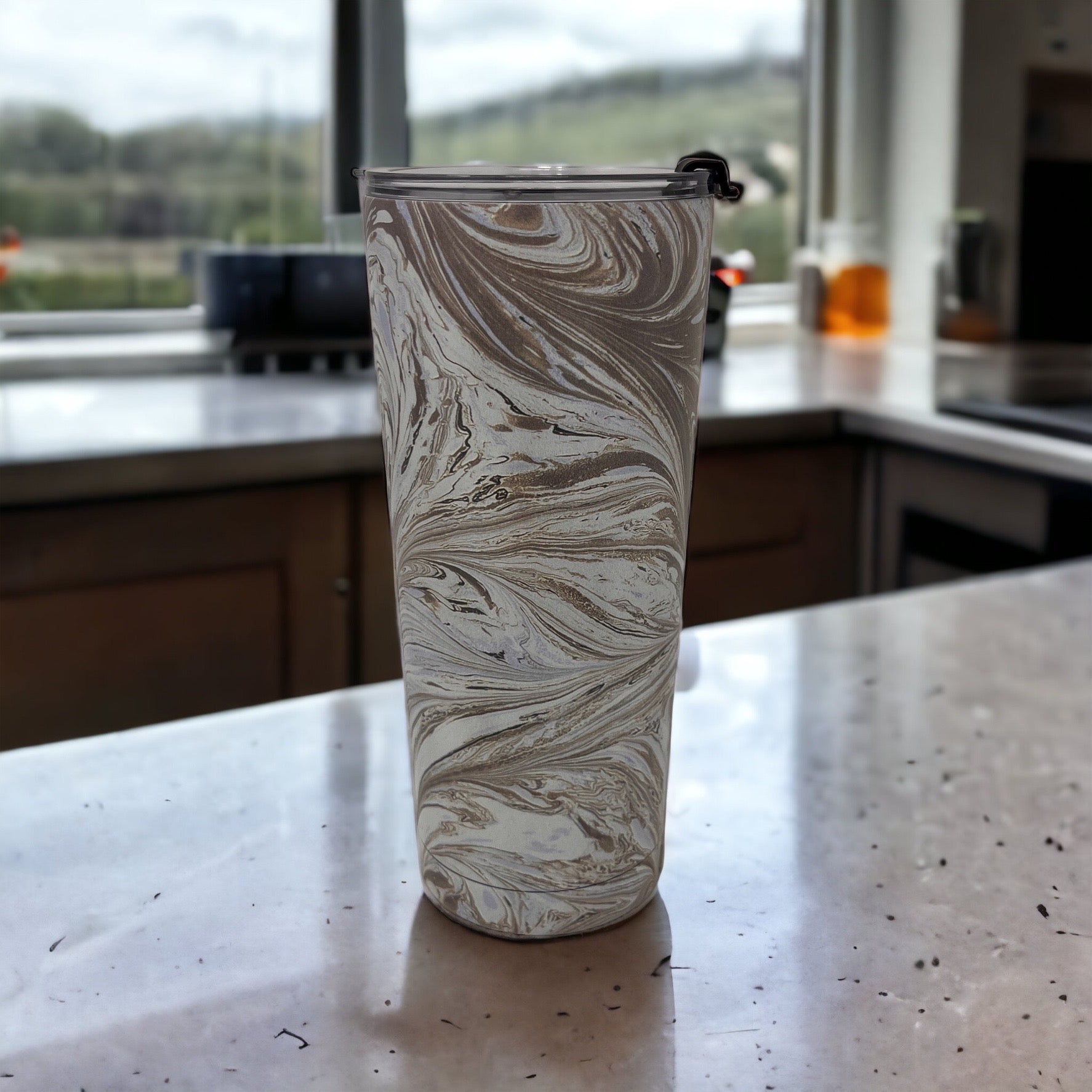 Blue Heather 24 oz Tumbler