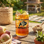 Set of 2 Colorado Buffaloes 16oz XD Ring Can Glasses
