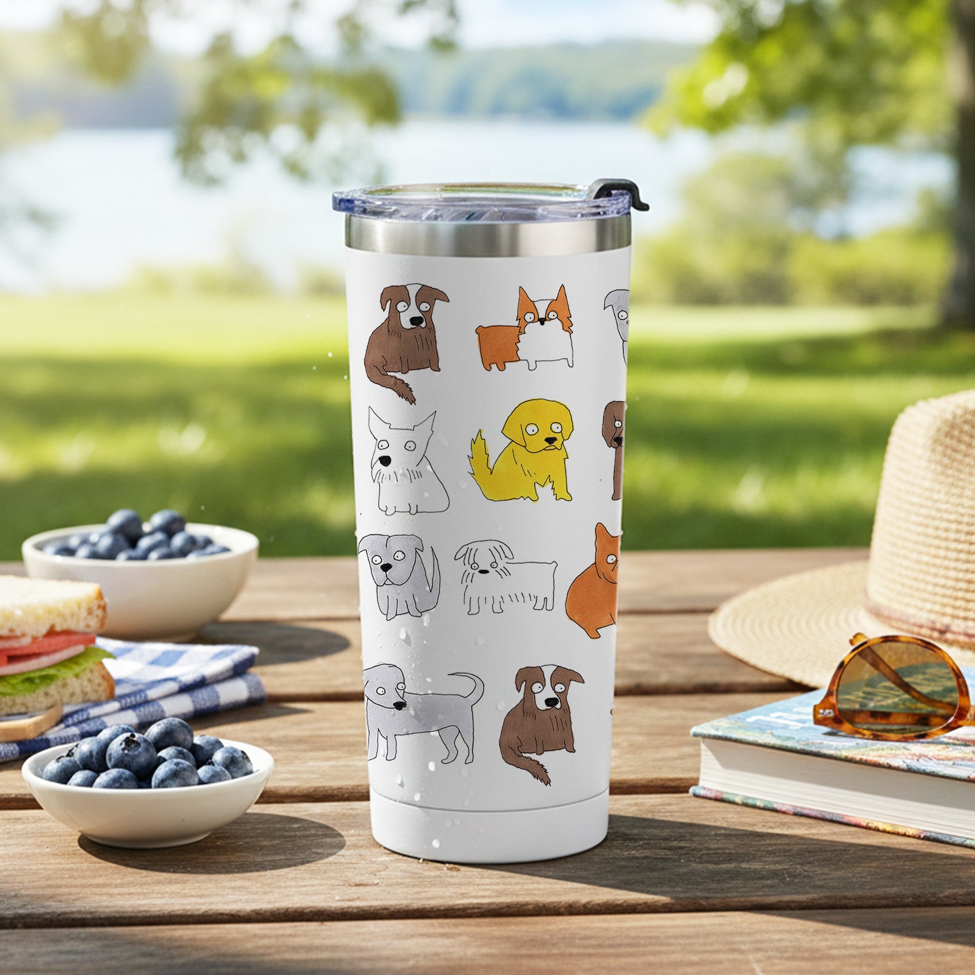 Moodi Dogs 24 oz Tumbler