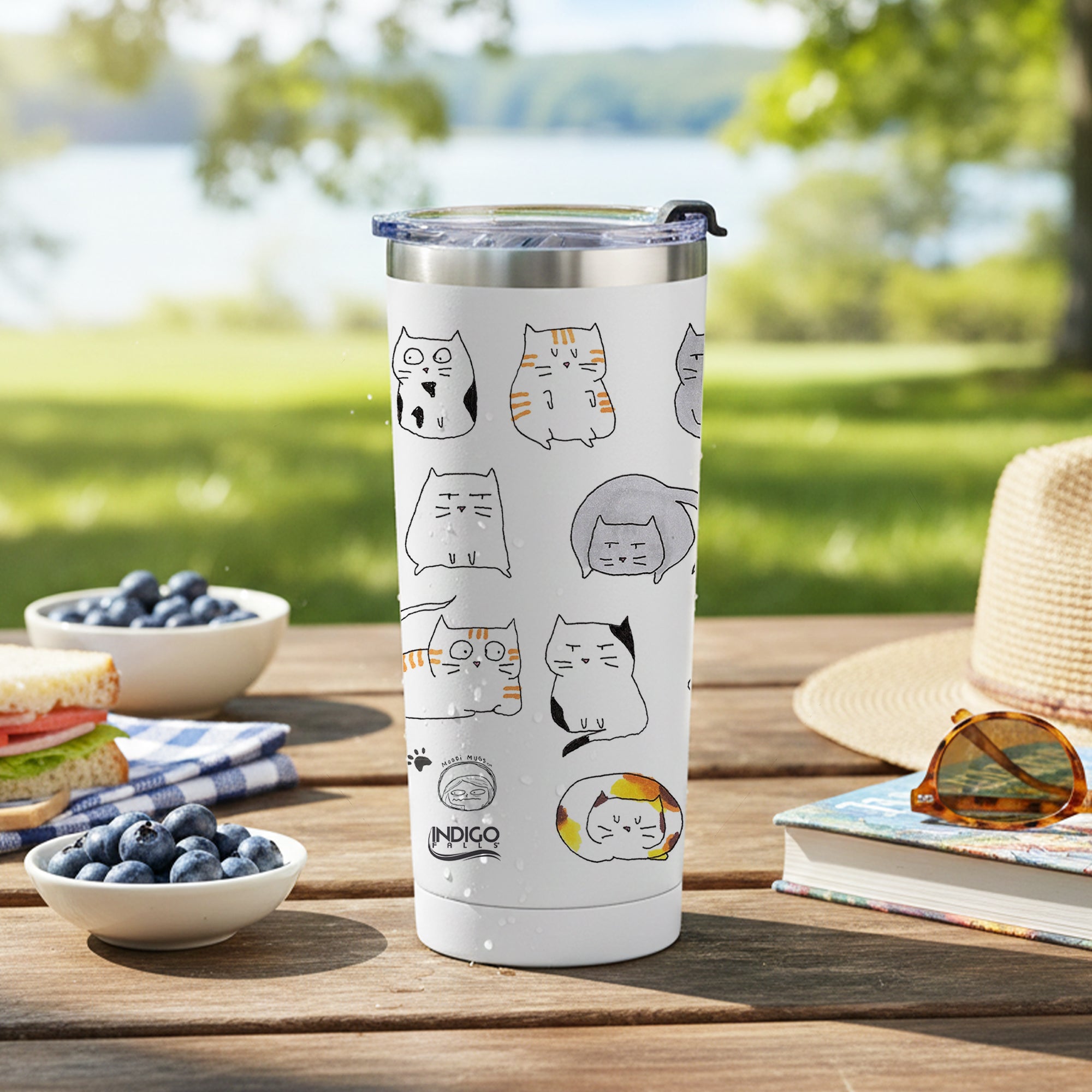 Moodi Cat 24oz Tumbler