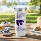 Kansas State Wildcats 24oz Campus Line Art Tumbler