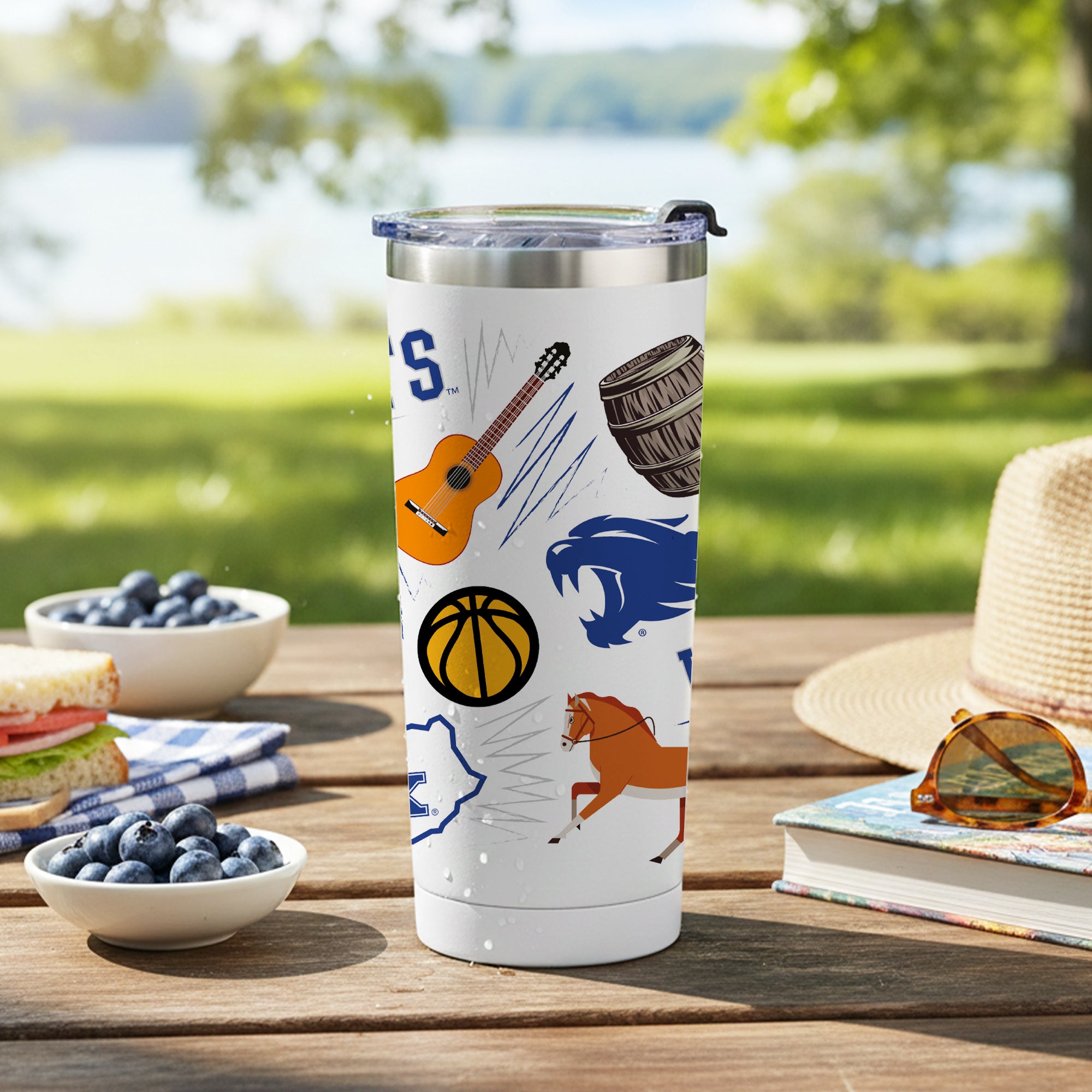Kentucky Wildcats 24oz Local Stainless Steel Tumbler