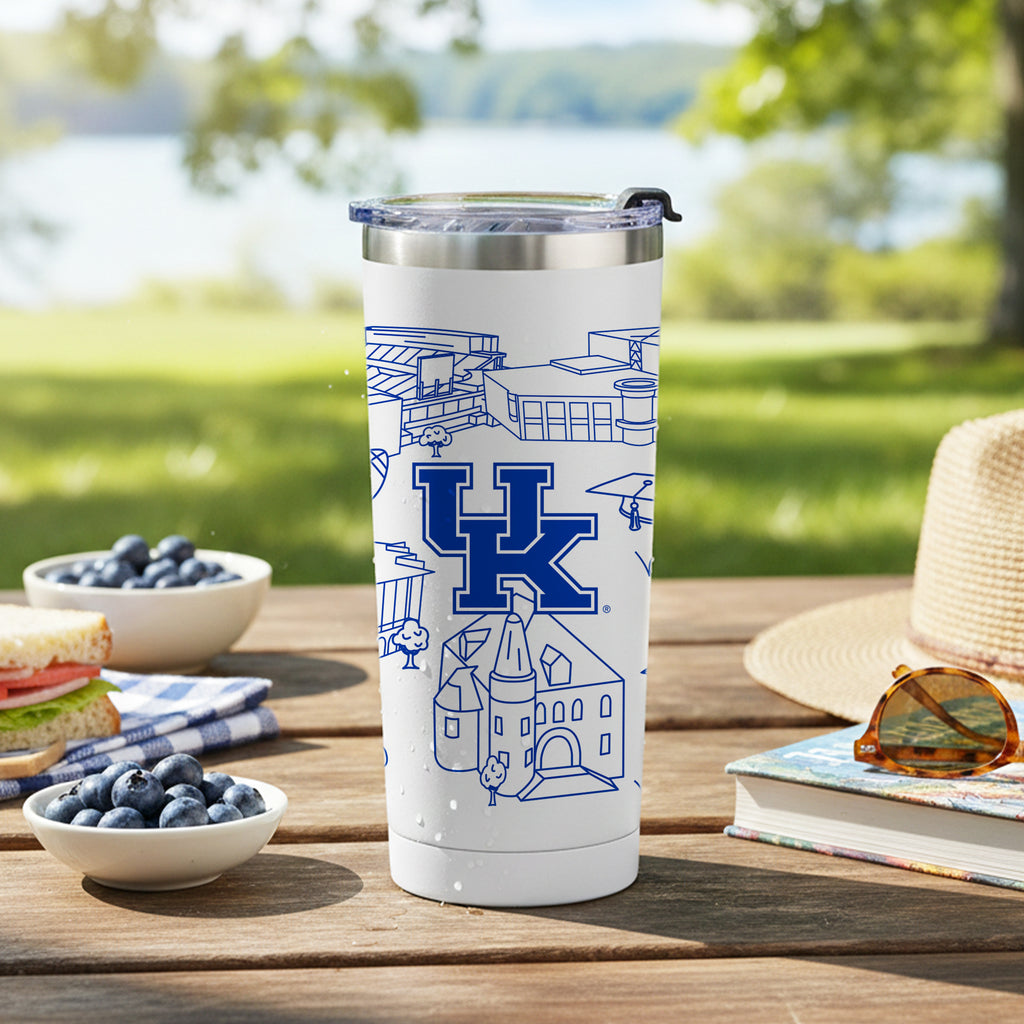 Kentucky Wildcats 24oz Campus Line Art Tumbler