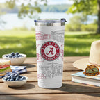 Alabama Crimson Tide 24oz Campus Line Art Tumbler