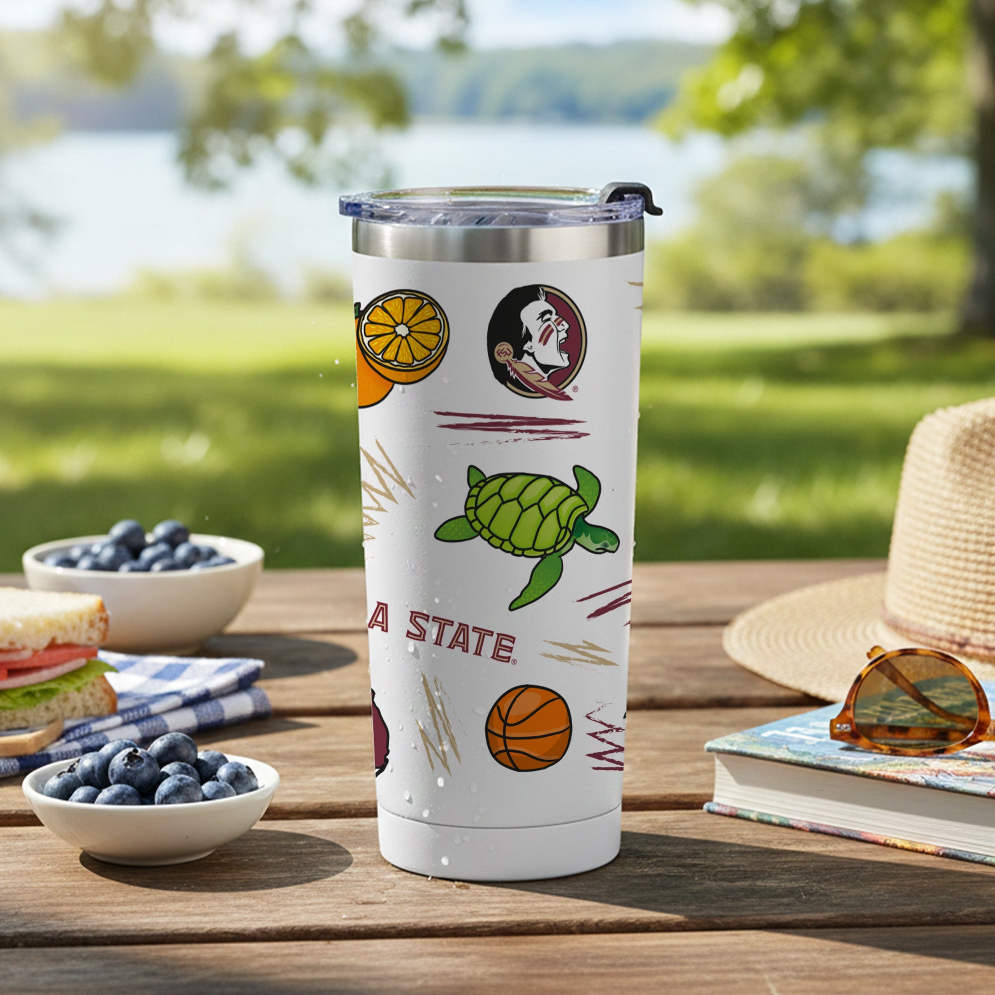 Florida State Seminoles 24oz Local Stainless Steel Tumbler