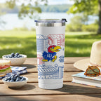 Kansas Jayhawks 24oz Campus Line Art Tumbler