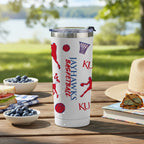 24oz Kansas Jayhawks Basketball Sketch Tumbler
