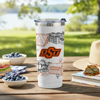 Oklahoma State Cowboys 24oz Campus Line Art Tumbler