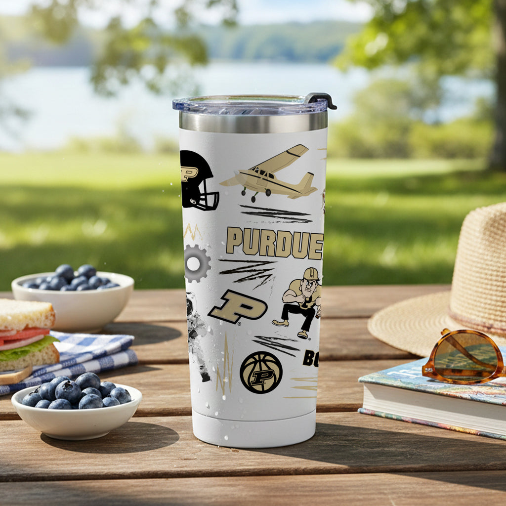 Purdue Boilermakers 24oz Local Stainless Steel Tumbler