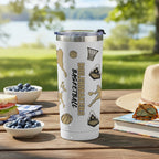 24oz Purdue Boilermakers Basketball Sketch Tumbler