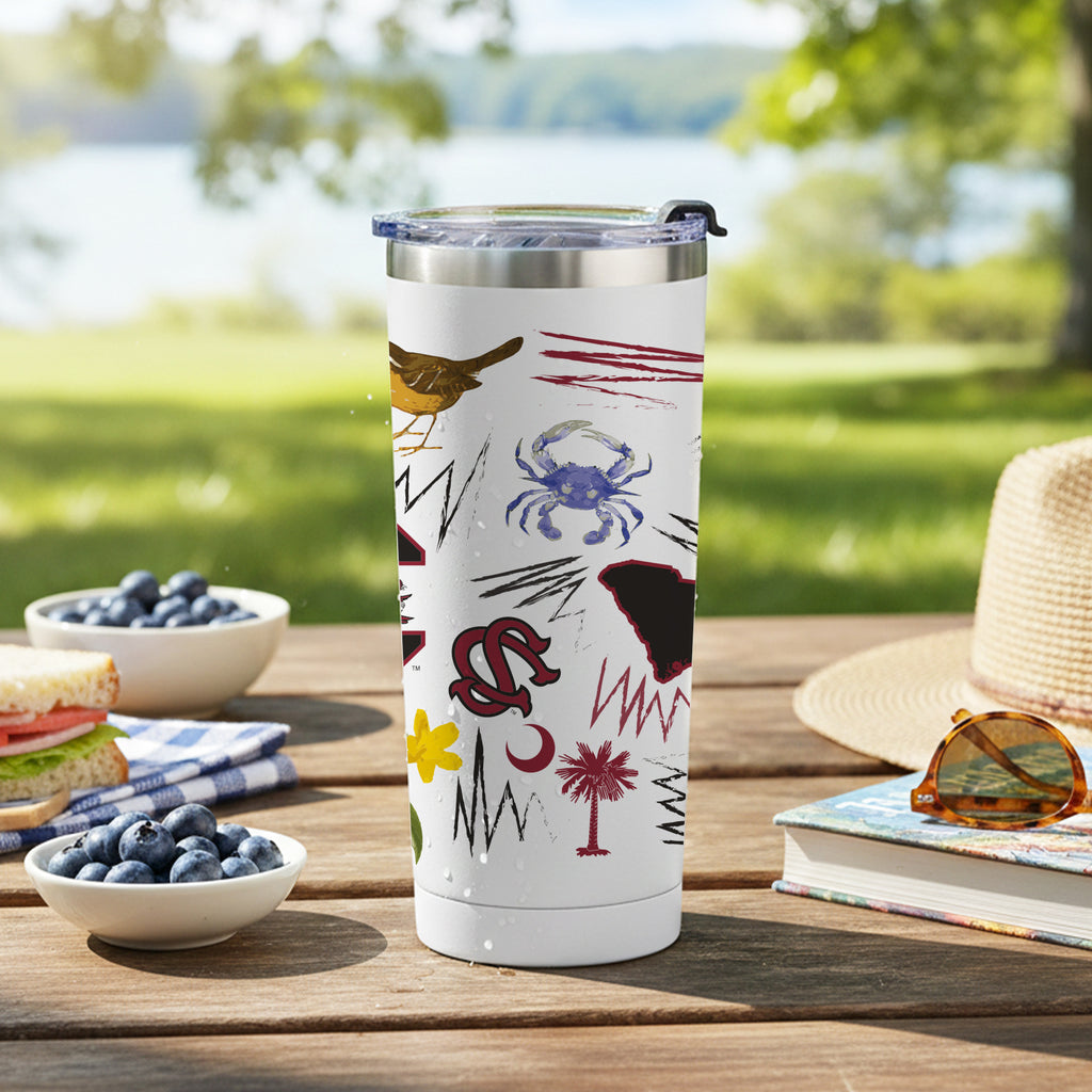 South Carolina Gamecocks 24oz Local Stainless Steel Tumbler