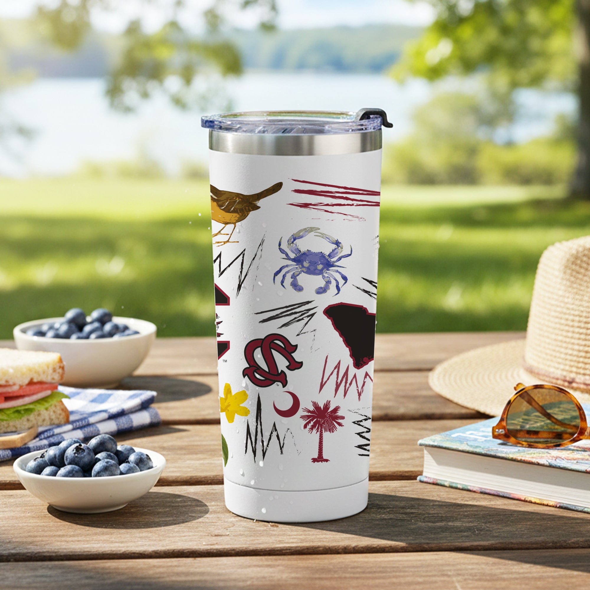 South Carolina Gamecocks 24oz Local Stainless Steel Tumbler