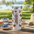 24oz Texas Longhorns Basketball Sketch Tumbler