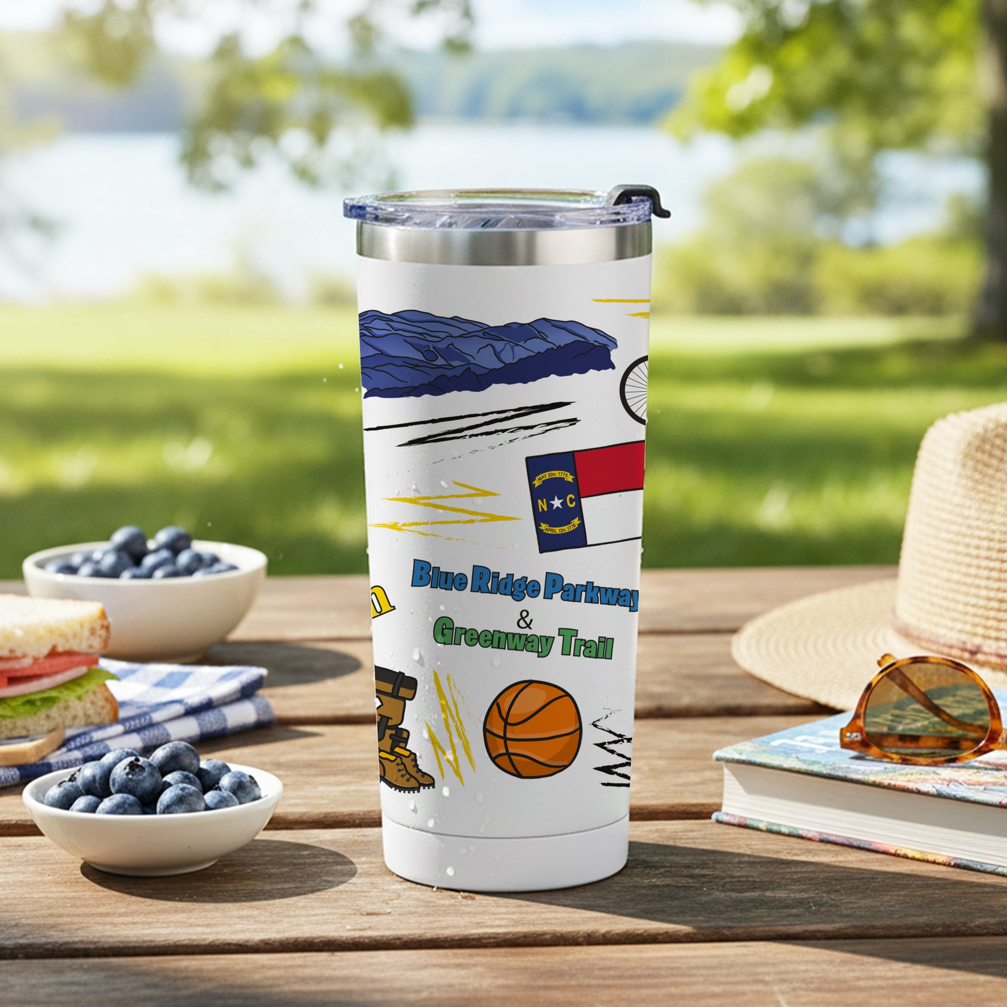 App State Mountaineers 24oz Local Stainless Steel Tumbler