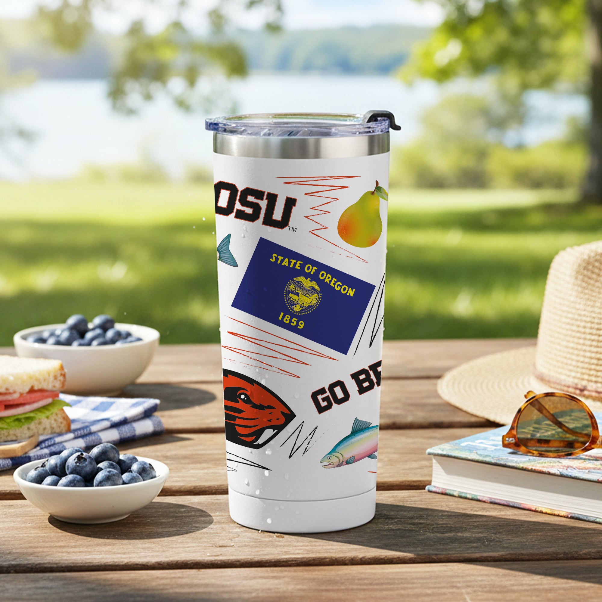 Oregon State Beavers 24oz Local Stainless Steel Tumbler