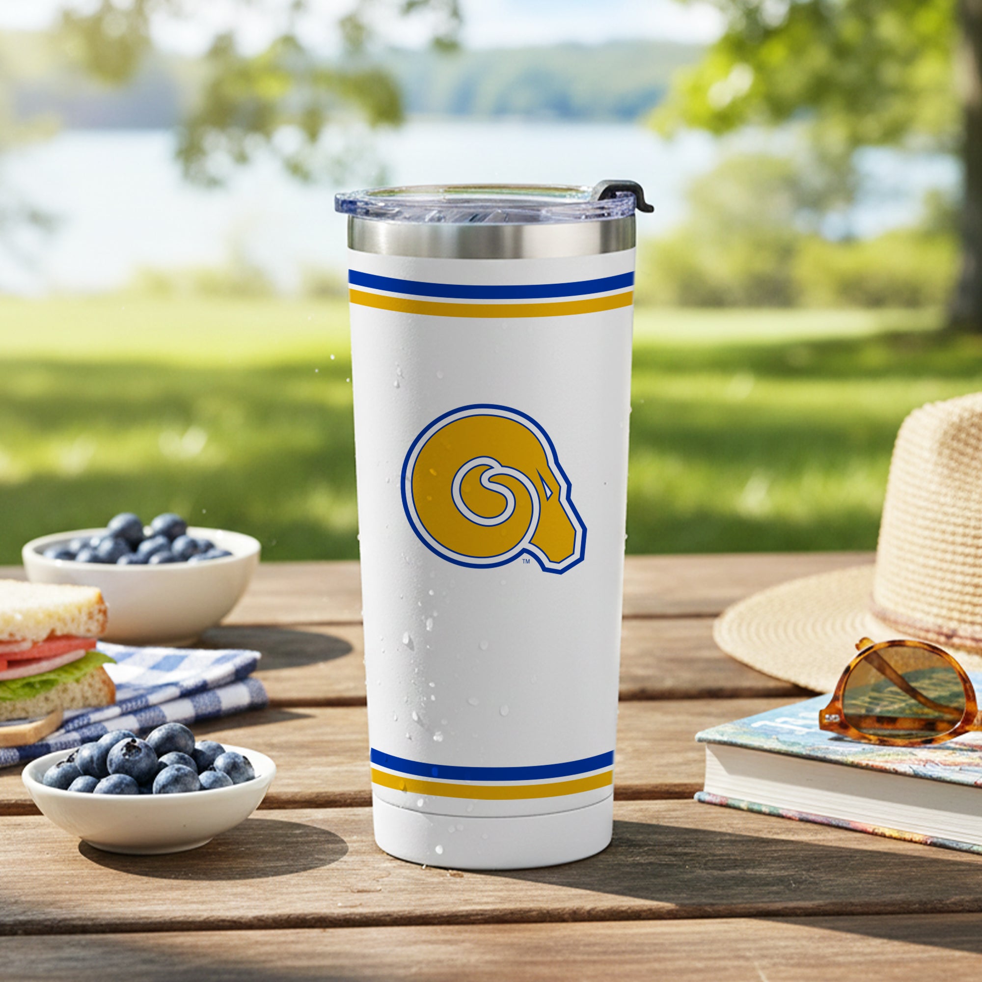 24oz Albany State Rams Alumni Tumbler