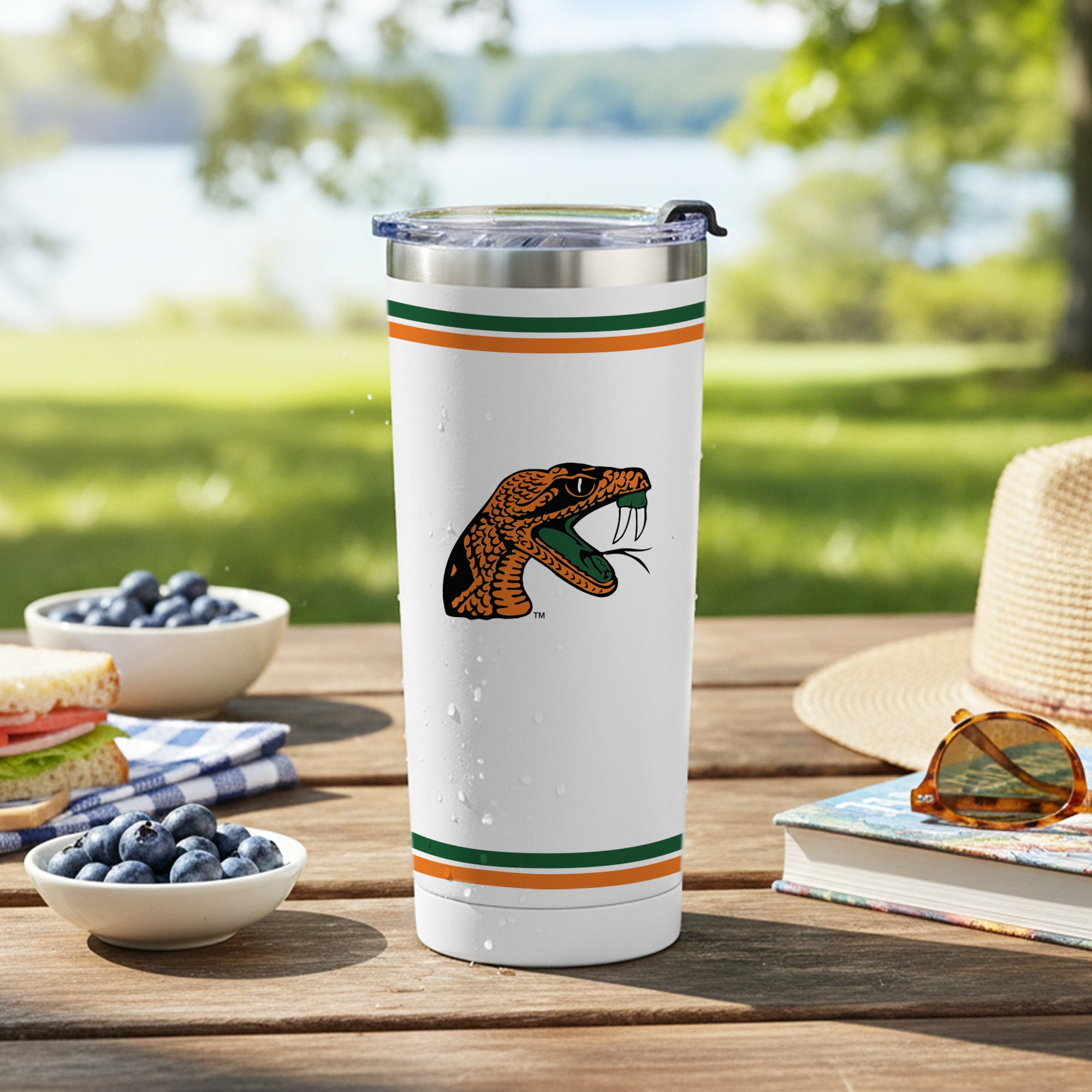 24oz Florida A&M Rattlers Alumni Tumbler