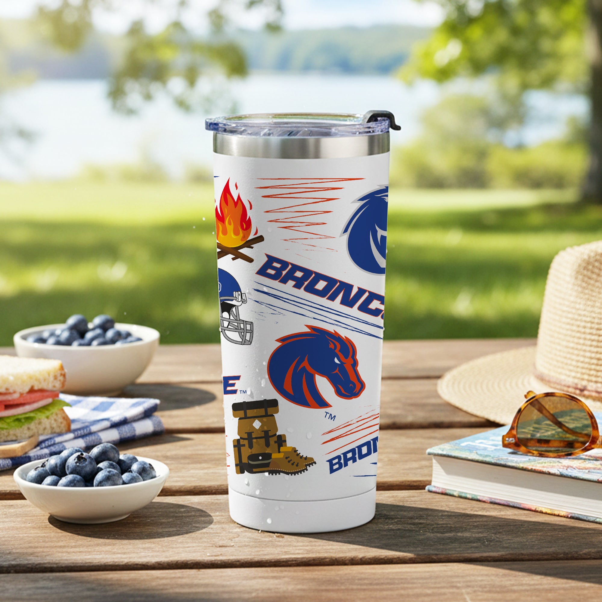 Boise State Broncos 24oz Local Stainless Steel Tumbler