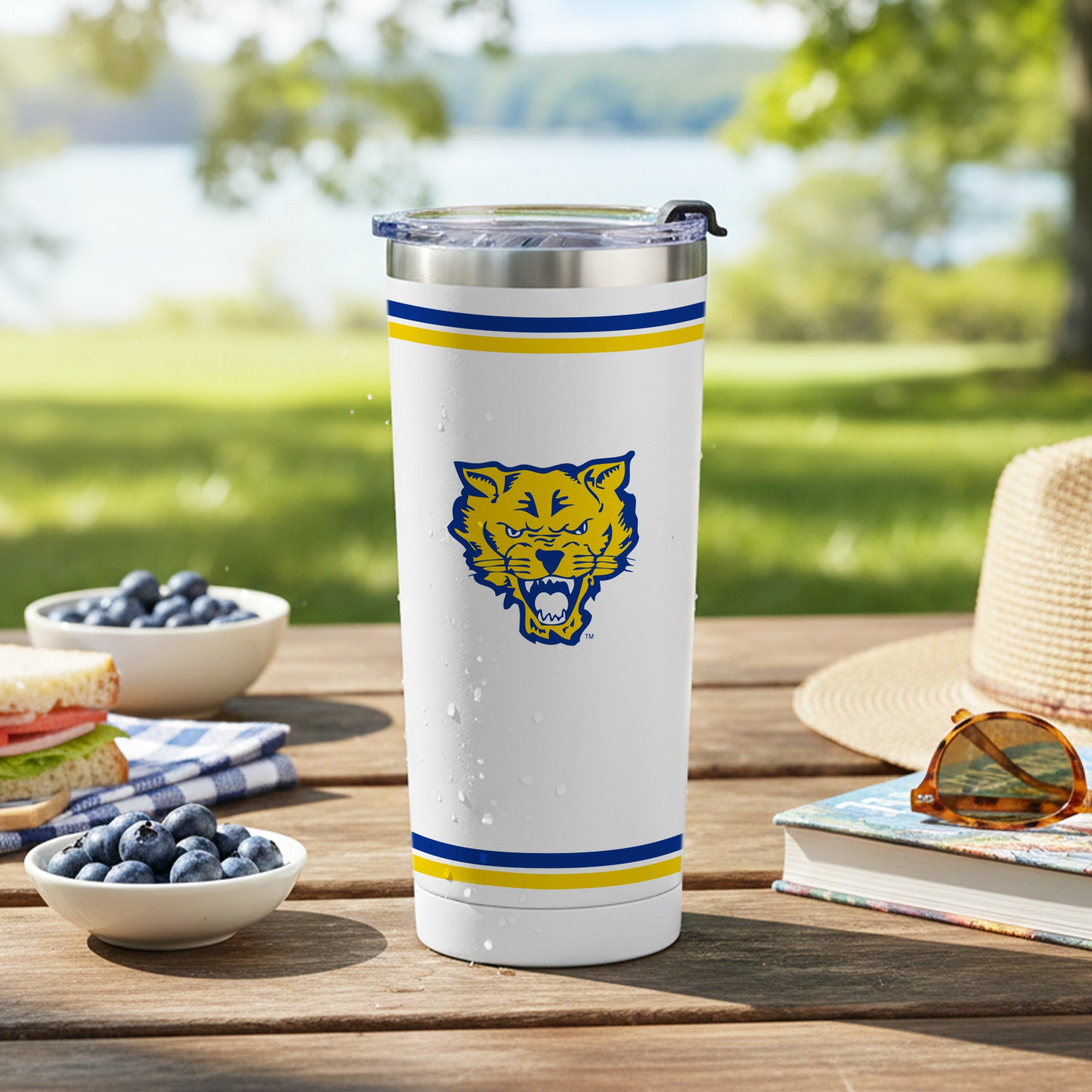 24oz Fort Valley State Wildcats Alumni Tumbler