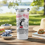 Cincinnati Bears 24oz Campus Line Art Tumbler