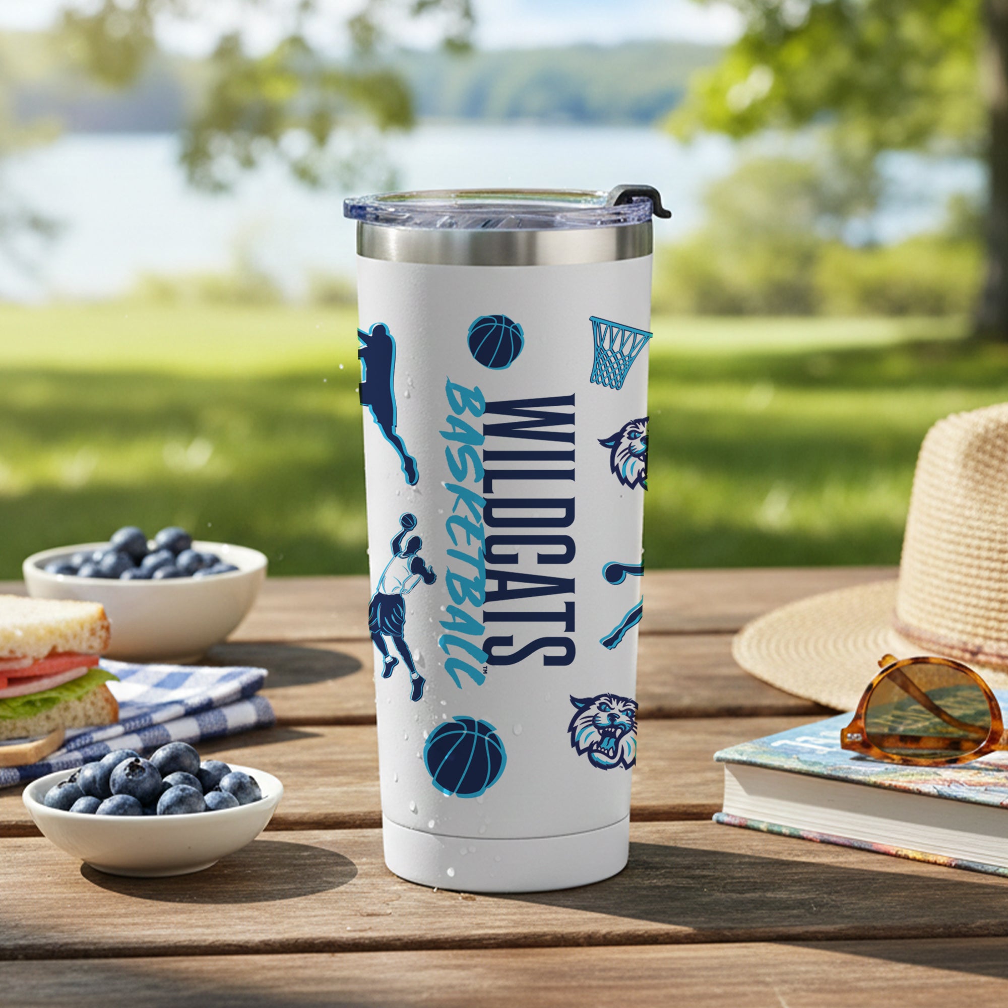 24oz Villanova Wildcats Basketball Sketch Tumbler