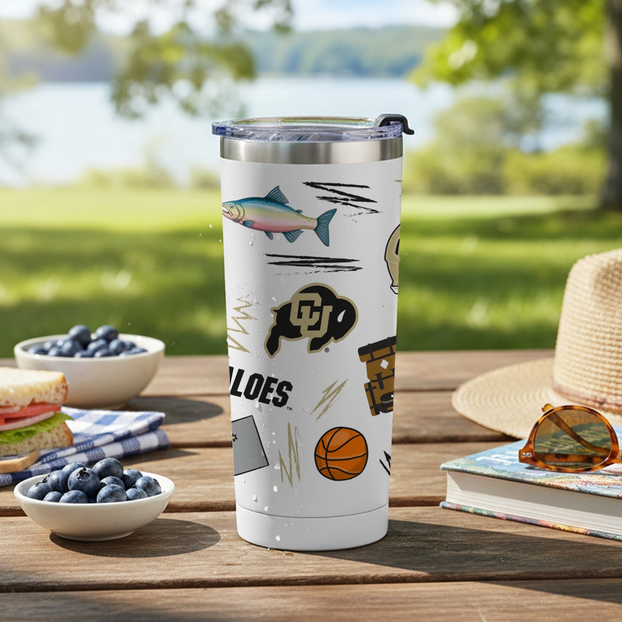 Colorado Buffaloes 24oz Local Stainless Steel Tumbler