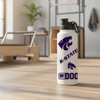 K-State Wildcats 34oz Stainless Steel Medley Aqua Bottle