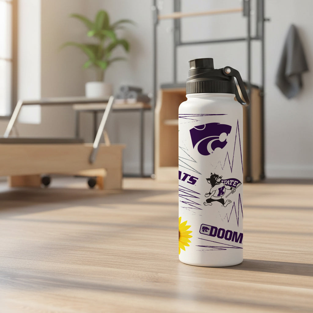 34oz K-State Wildcats Local Aqua Bottle
