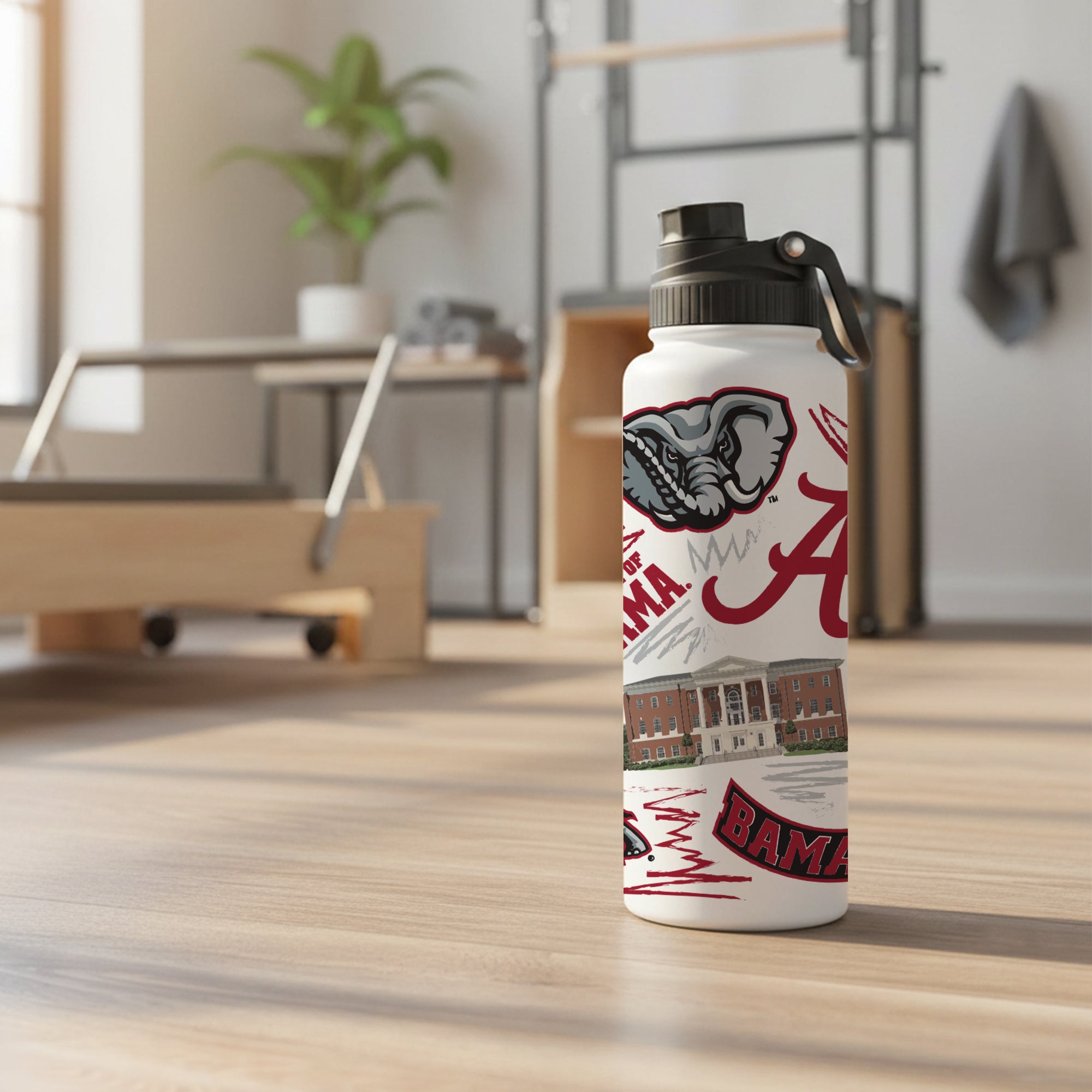 34oz Alabama Crimson Tide Local Aqua Bottle