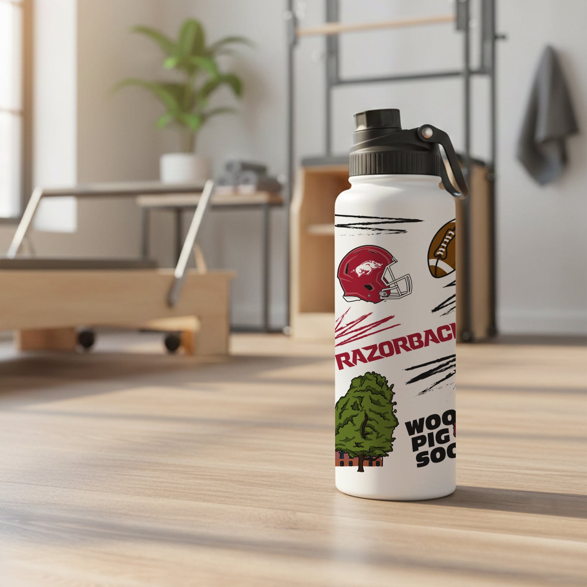 34oz Arkansas Razorbacks Local Aqua Bottle