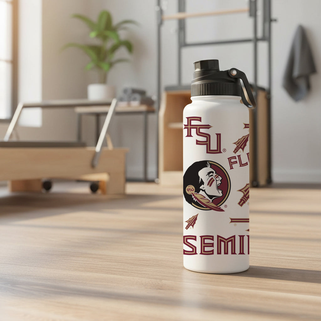 Florida State Seminoles 34oz Stainless Steel Medley Aqua Bottle