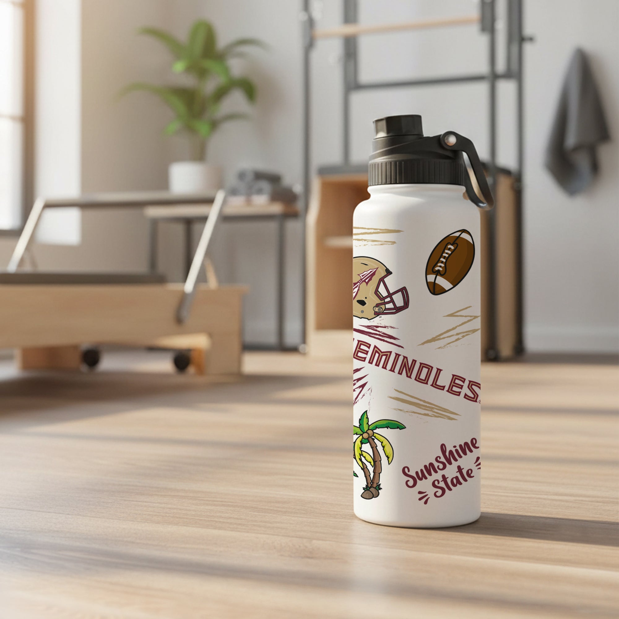 34oz Florida State Seminoles Local Aqua Bottle